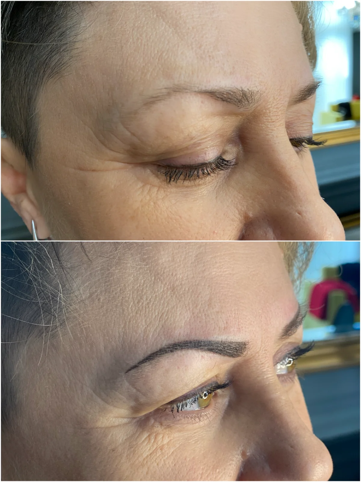 Permanent Make-up Vorher-Nachher Ergebnis Berlin