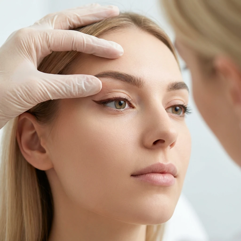 Lidstrich Permanent Make-up – Augen vorher nachher Vergleich