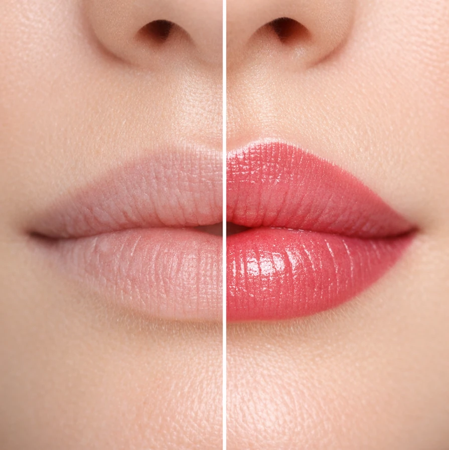 lippen auffrischen foto