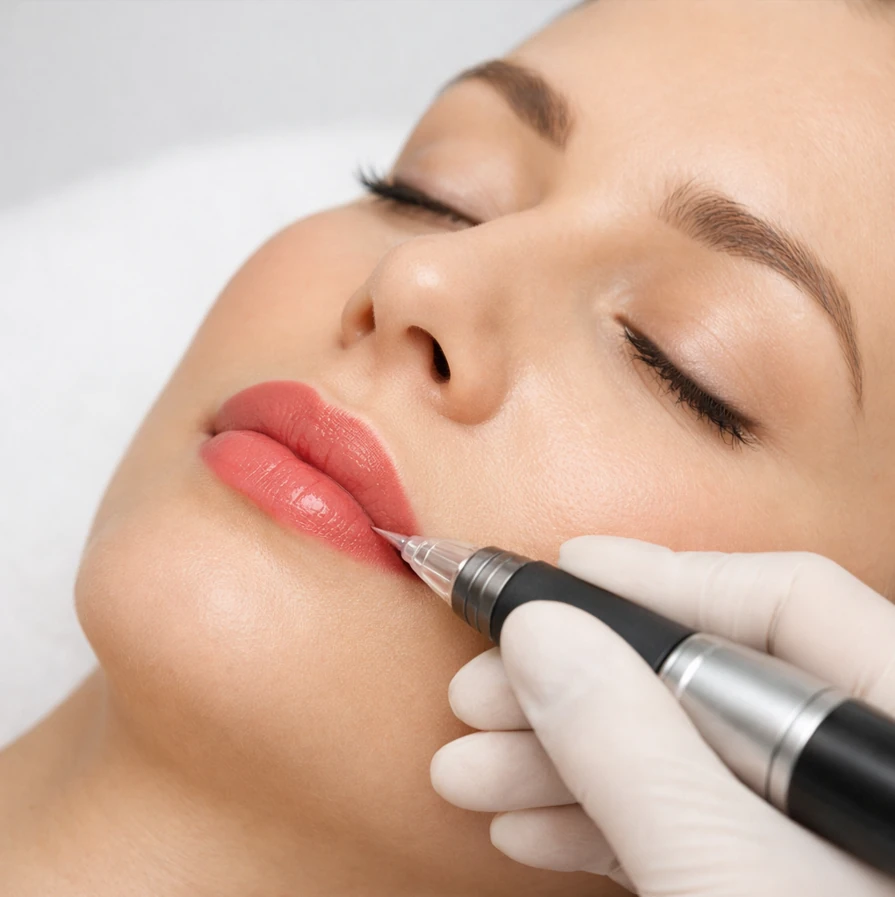 Ablauf der Lippen PMU Auffrischung in Berlin