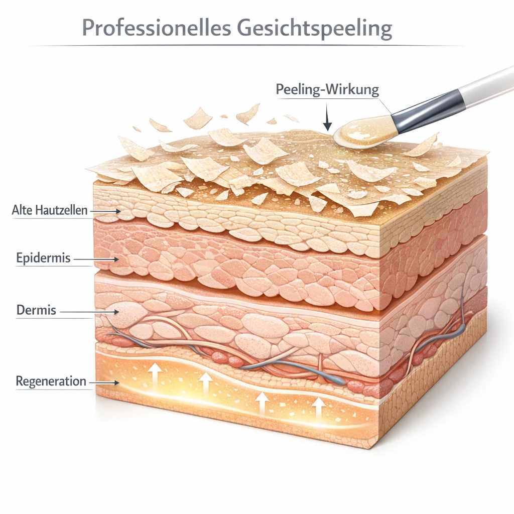 Enzympeeling sanfte Hautabtragung