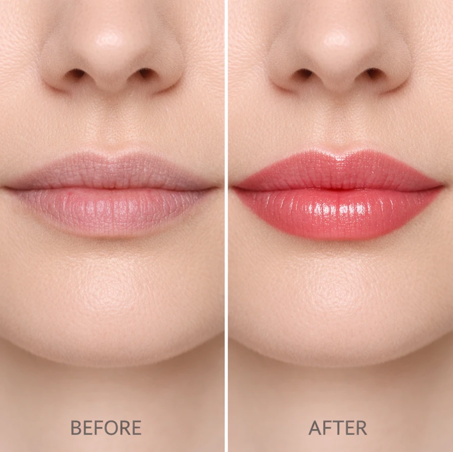 Lippen Vollschattierung Refresh Berlin – Farbauffrischung