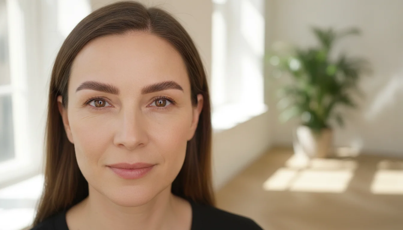 Powder Brows طبيعية بعد الالتئام وتجديد دقيق لدى Olga Keller