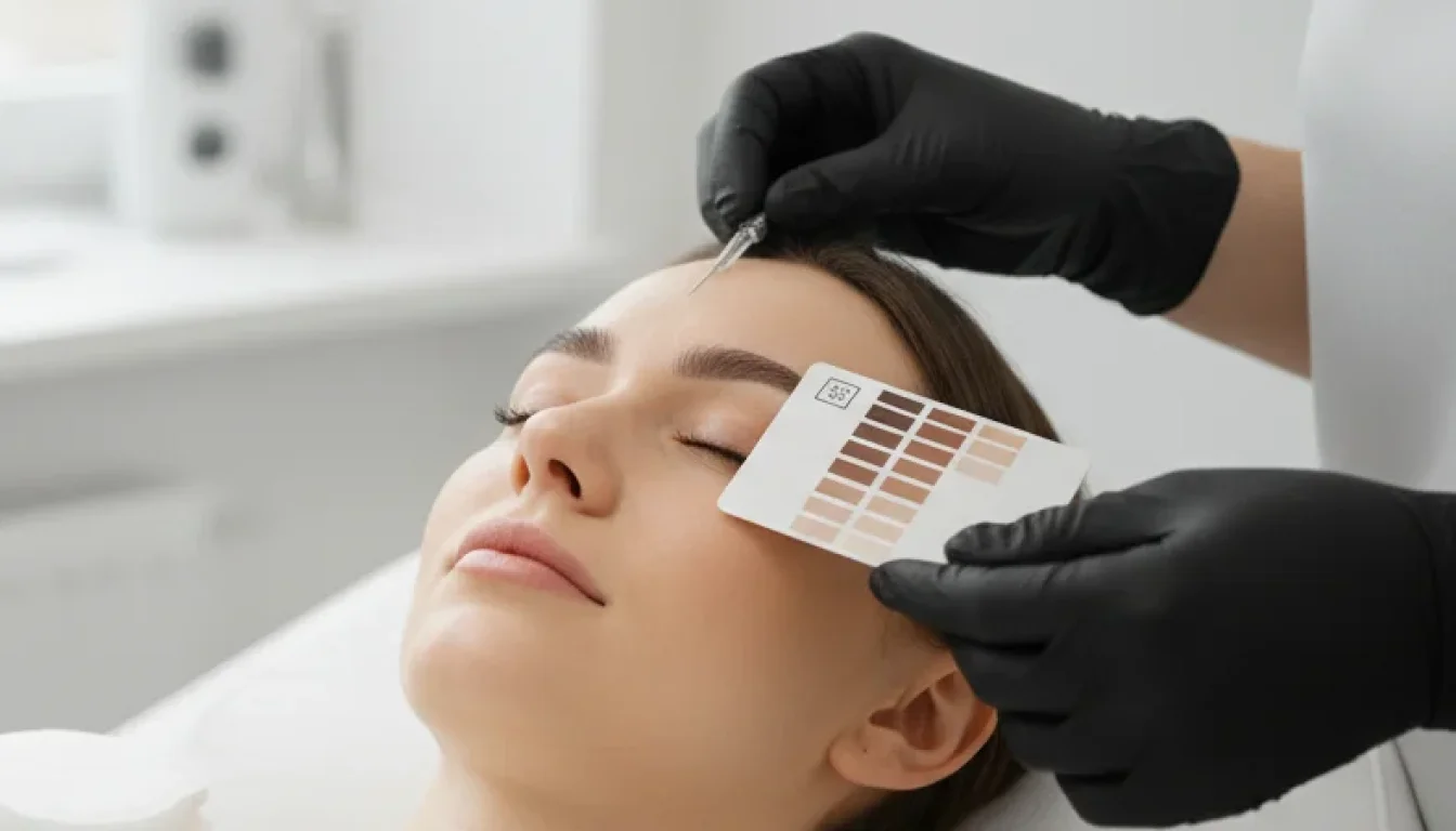 Consultation about safe permanent makeup pigments in Berlin