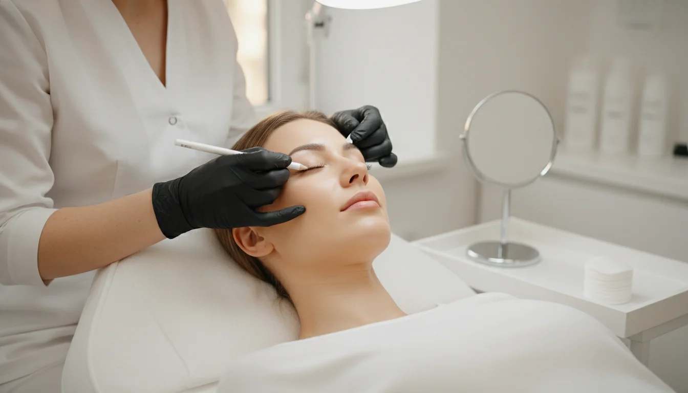 Permanent eyeliner upper and lower lids consultation in Berlin