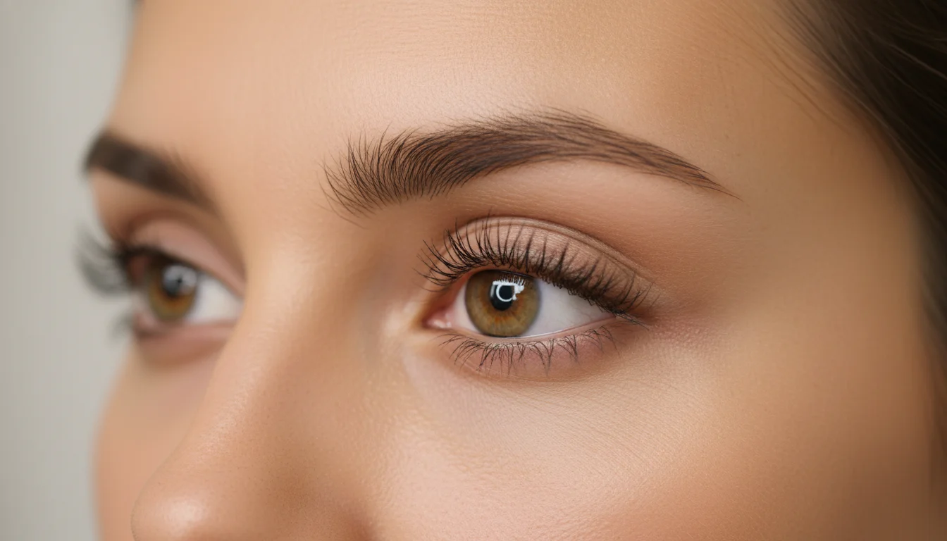 Permanent eyeliner upper and lower lids