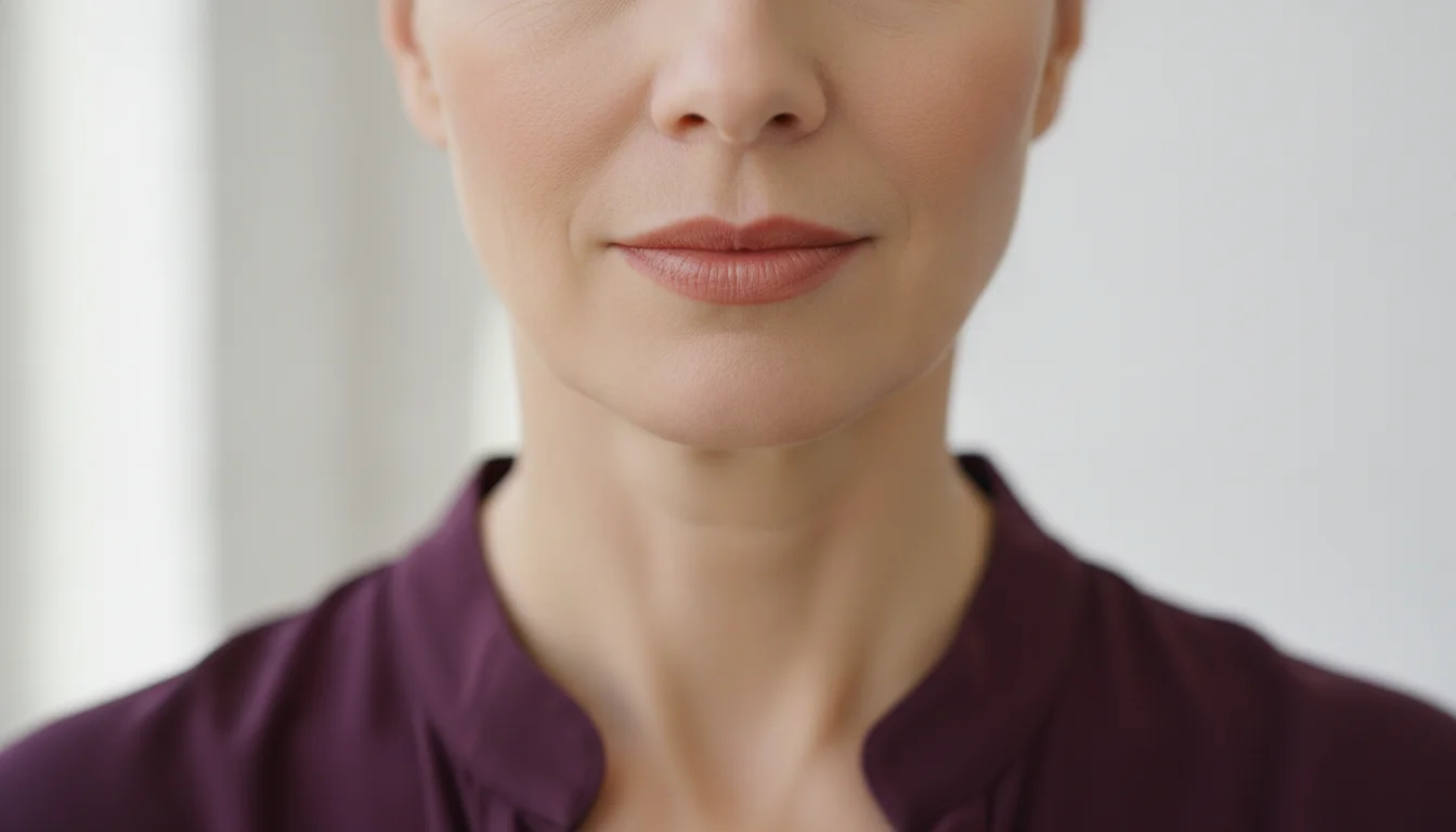 Olga Keller balances a cool lip undertone with natural lip PMU in Berlin