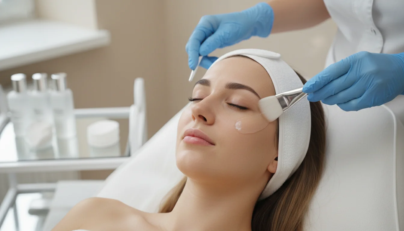 Fruit acid peel for beginners consultation at Kosmetikinstitut Expert in Berlin