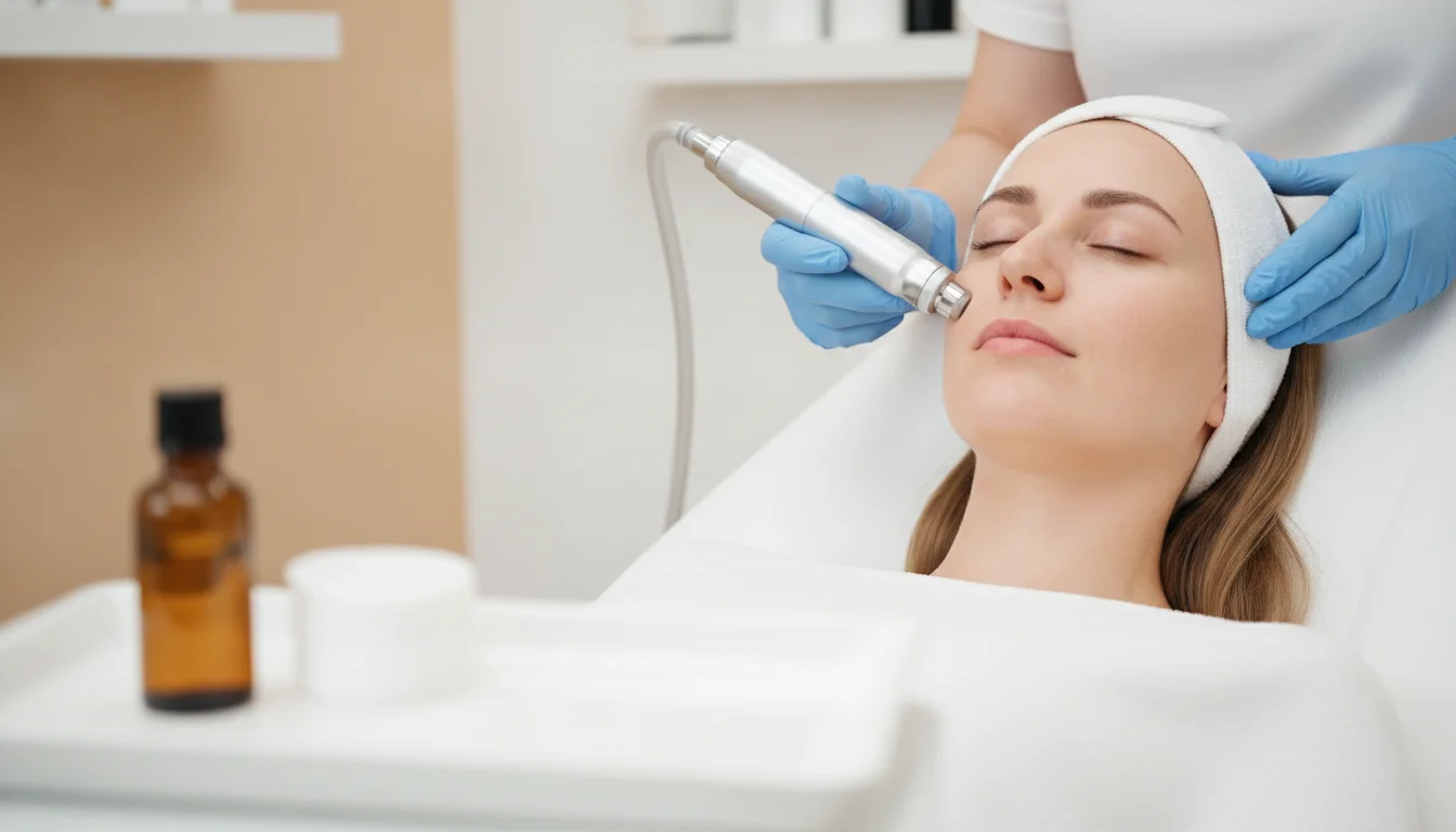 Diamant-Microdermabrasion sanftes Peeling im Kosmetikinstitut Expert in Berlin