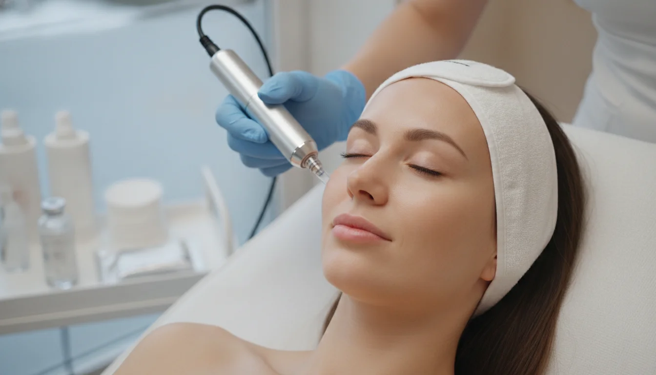 Berlin'deki Kosmetikinstitut Expert'te kisin microneedling