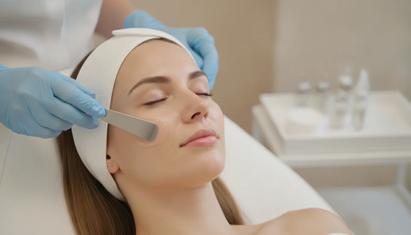 Ultrasound facial treatment without needles at Kosmetikinstitut Expert in Berlin