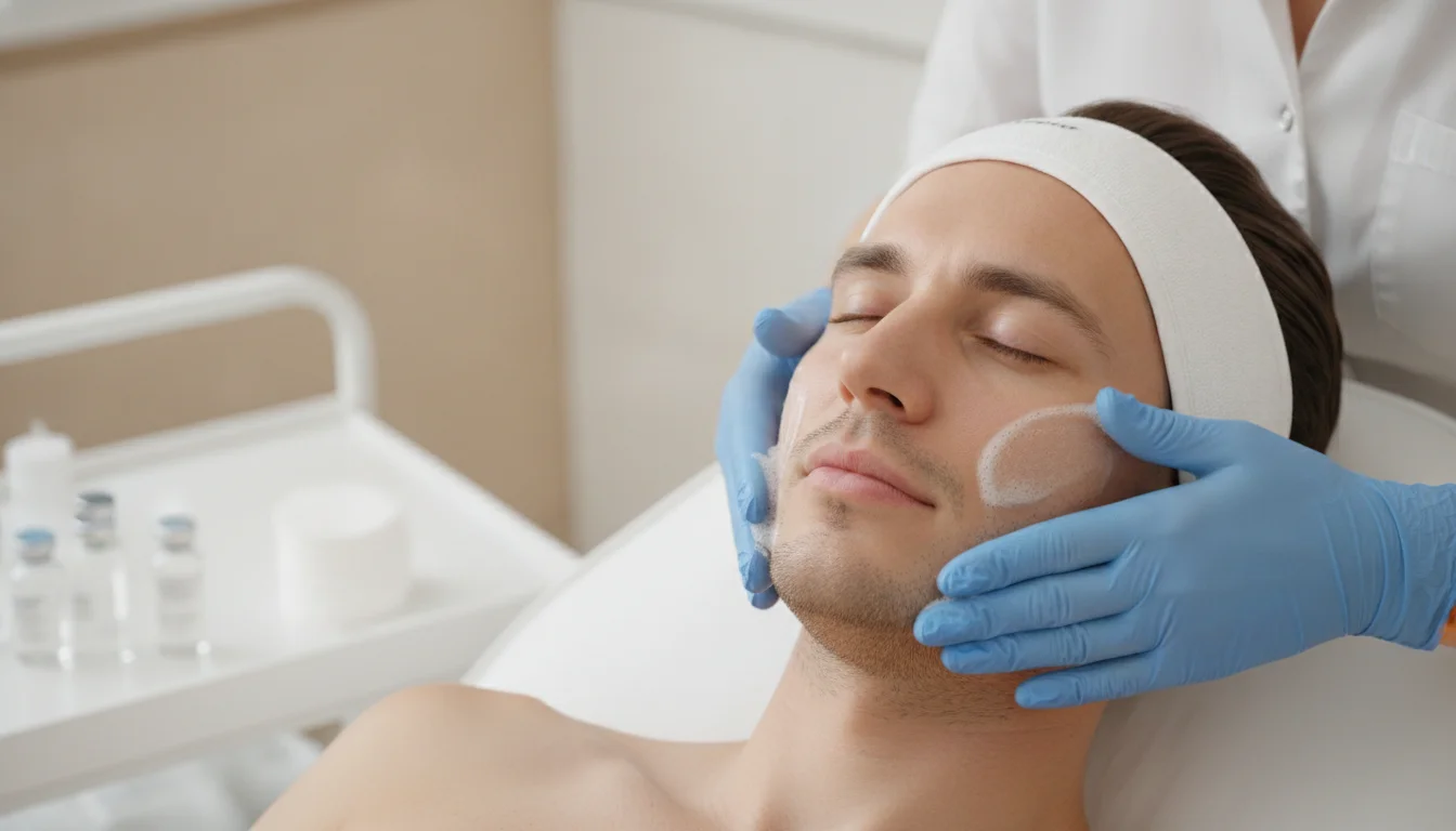 Facial treatment for men at Kosmetikinstitut Expert in Berlin