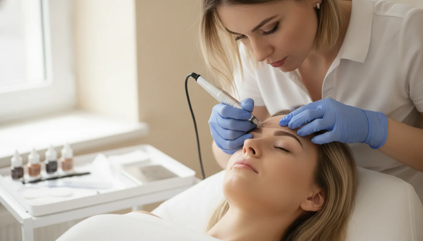Microblading und Powder Brows im Vergleich bei Olga Keller im Kosmetikinstitut Expert in Berlin