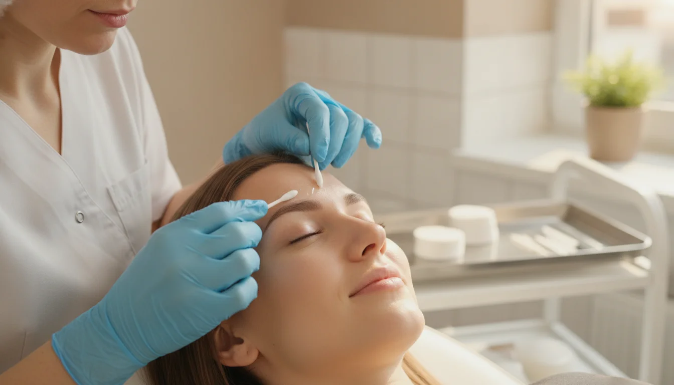 How painful is microblading — gentle treatment by Olga Keller in Berlin