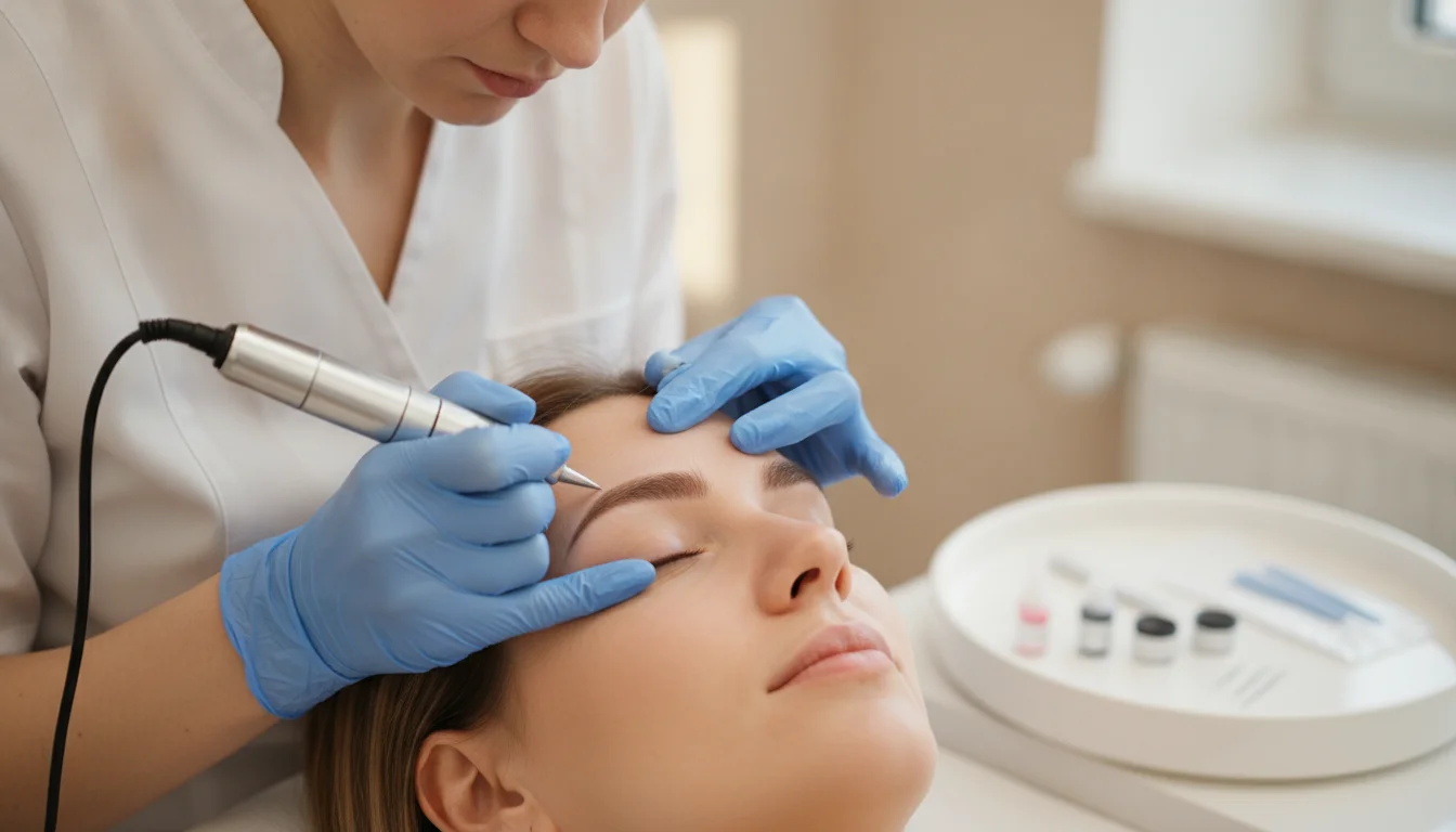 Ombré Brows mit sanftem Farbverlauf bei Olga Keller im Kosmetikinstitut Expert in Berlin