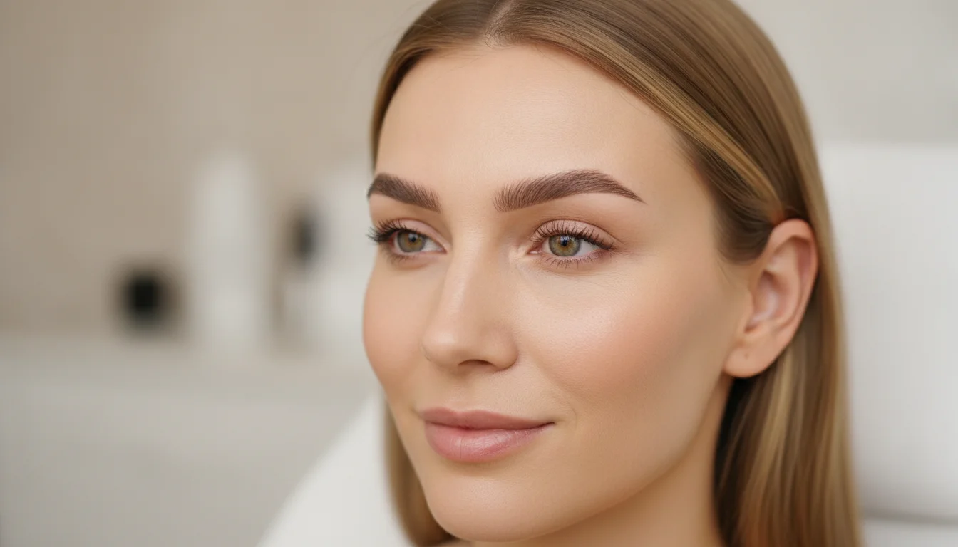 Permanent Make-up bei asymmetrischen Augenbrauen bei Olga Keller in Berlin