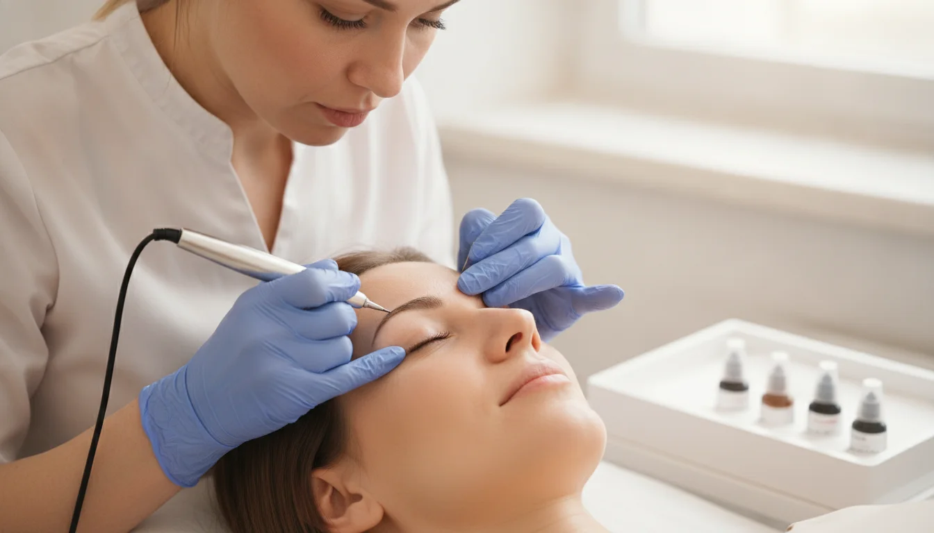 Natural permanent make-up eyeliner by Olga Keller in Berlin