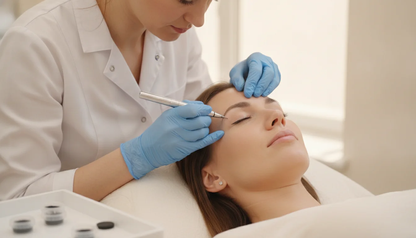 Refreshing permanent make-up eyeliner by Olga Keller in Berlin