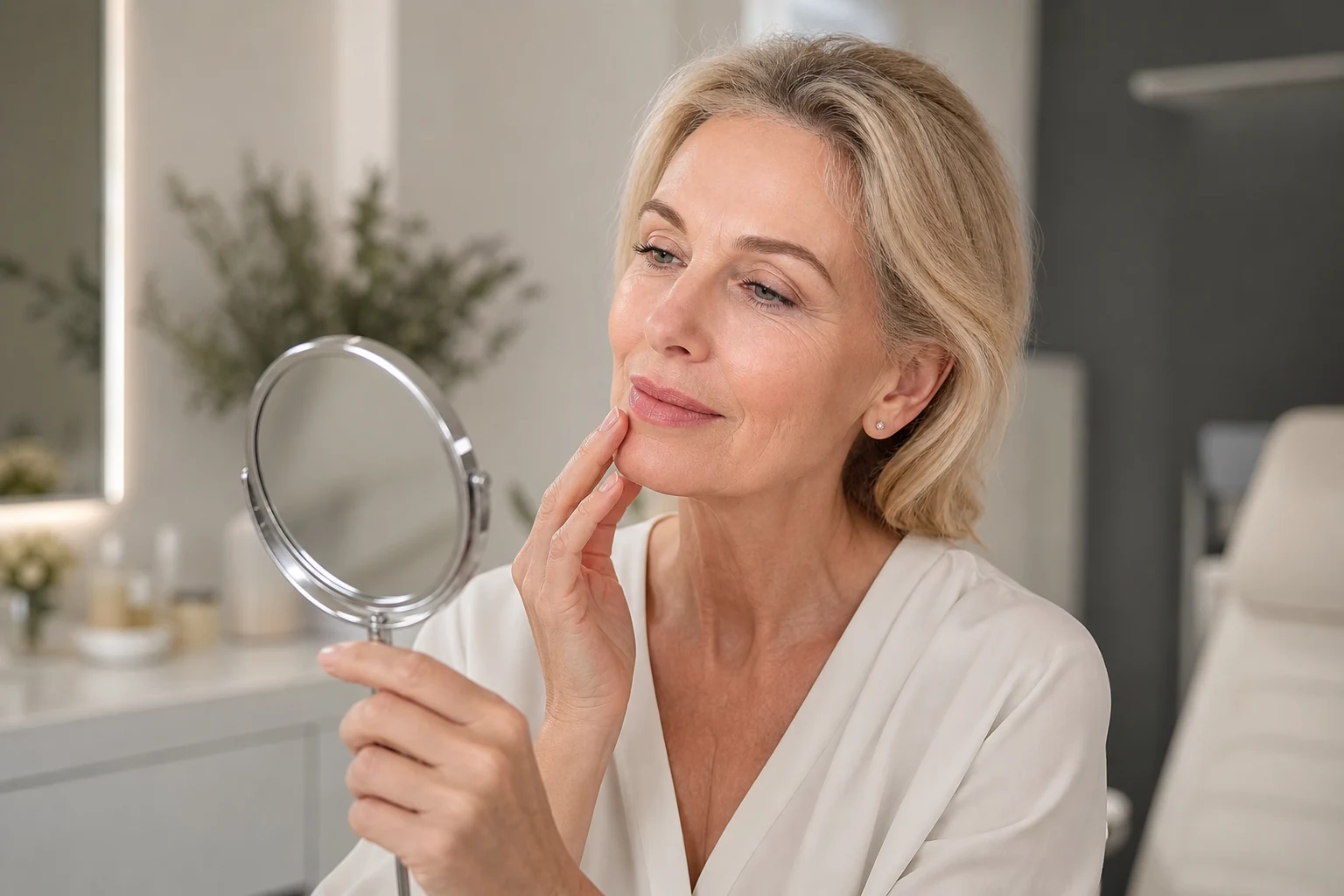 Lips with age and natural PMU for contour and colour in Berlin