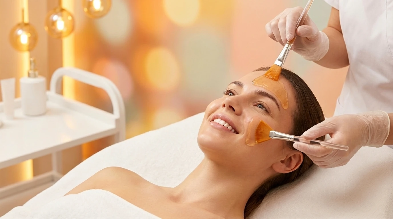 تقشير أحماض الفواكه